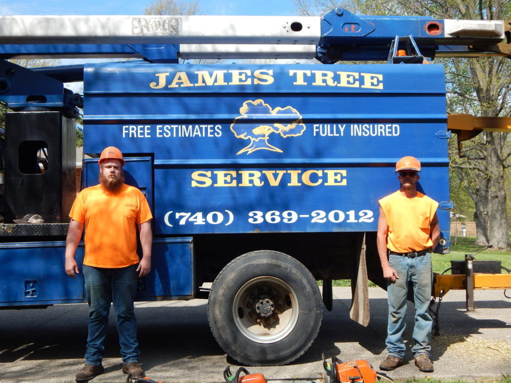 James Tree Service of Delaware, Ohio.